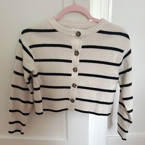 Zara striped cardigan